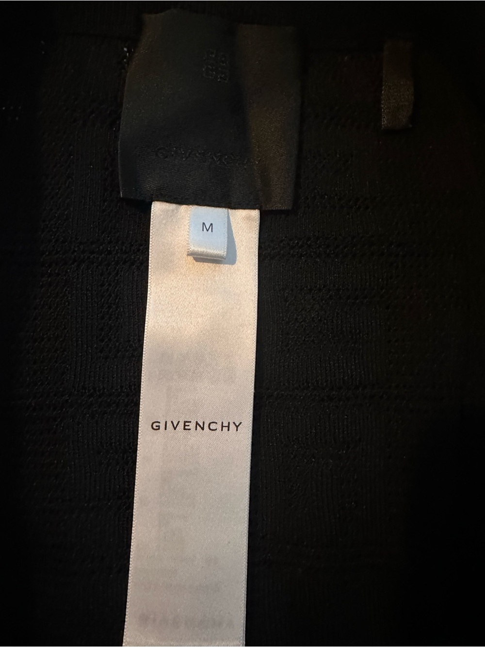Givenchy Black Knit Tennis Skirt with Signature Label